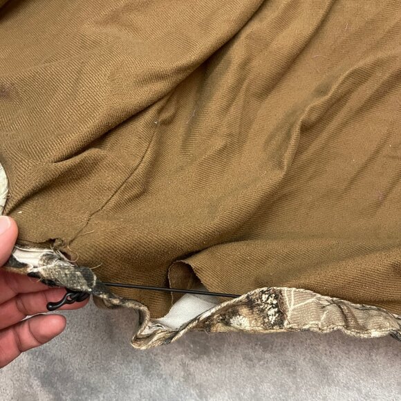 Real Tree Jacket Edge Scent Factor Camo Hunting Full Zip Hooded Mens XXL (Flaws) - Picture 7 of 13